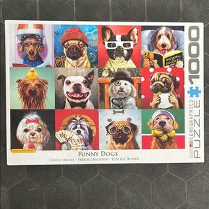 Eurographics Funny Dogs 1000 pc Puzzle - Multicolor
